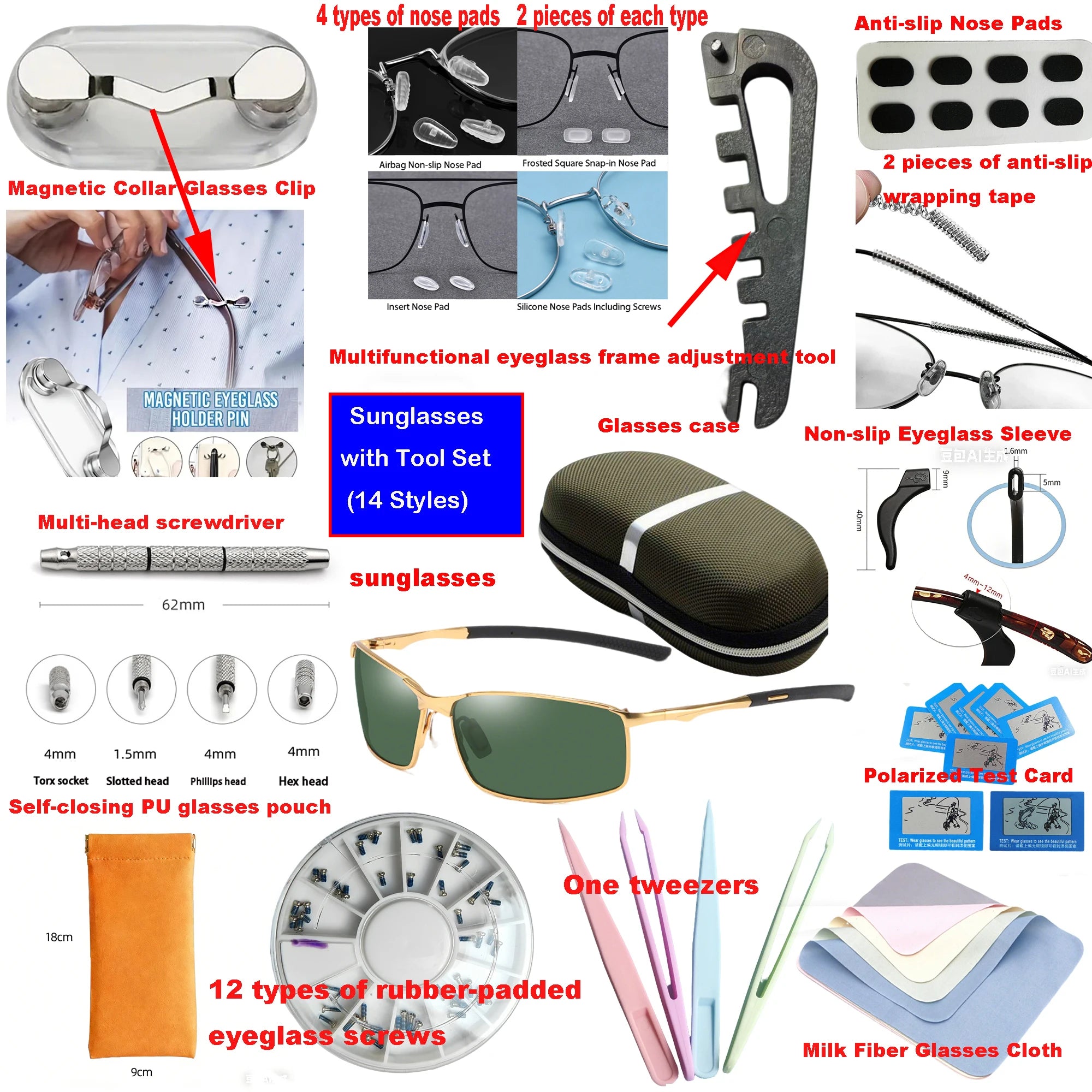 Sunglass Polarized Driving Glasses Color Night-Vision Goggles Cycling Road Kask Bicchieri Men Shades Cascos Pesca