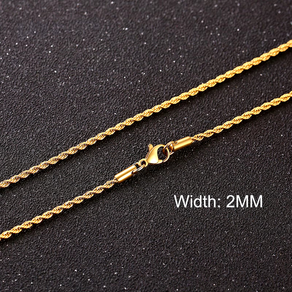 3-11MM Classic Cuban Chain Necklace for Men Women,Silver Black Gold Grey Color Stainless Steel Chains,Basic Punk Jewelry Gift