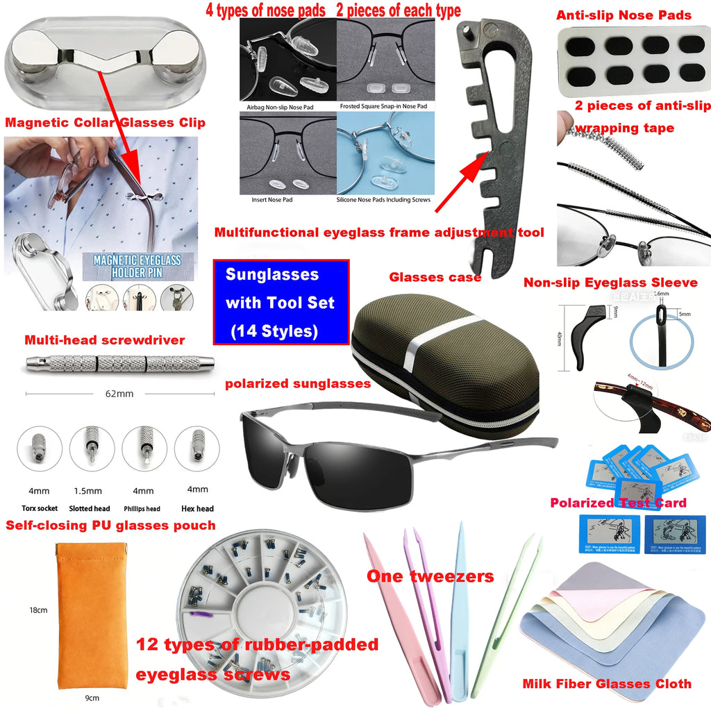 Sunglass Polarized Driving Glasses Color Night-Vision Goggles Cycling Road Kask Bicchieri Men Shades Cascos Pesca
