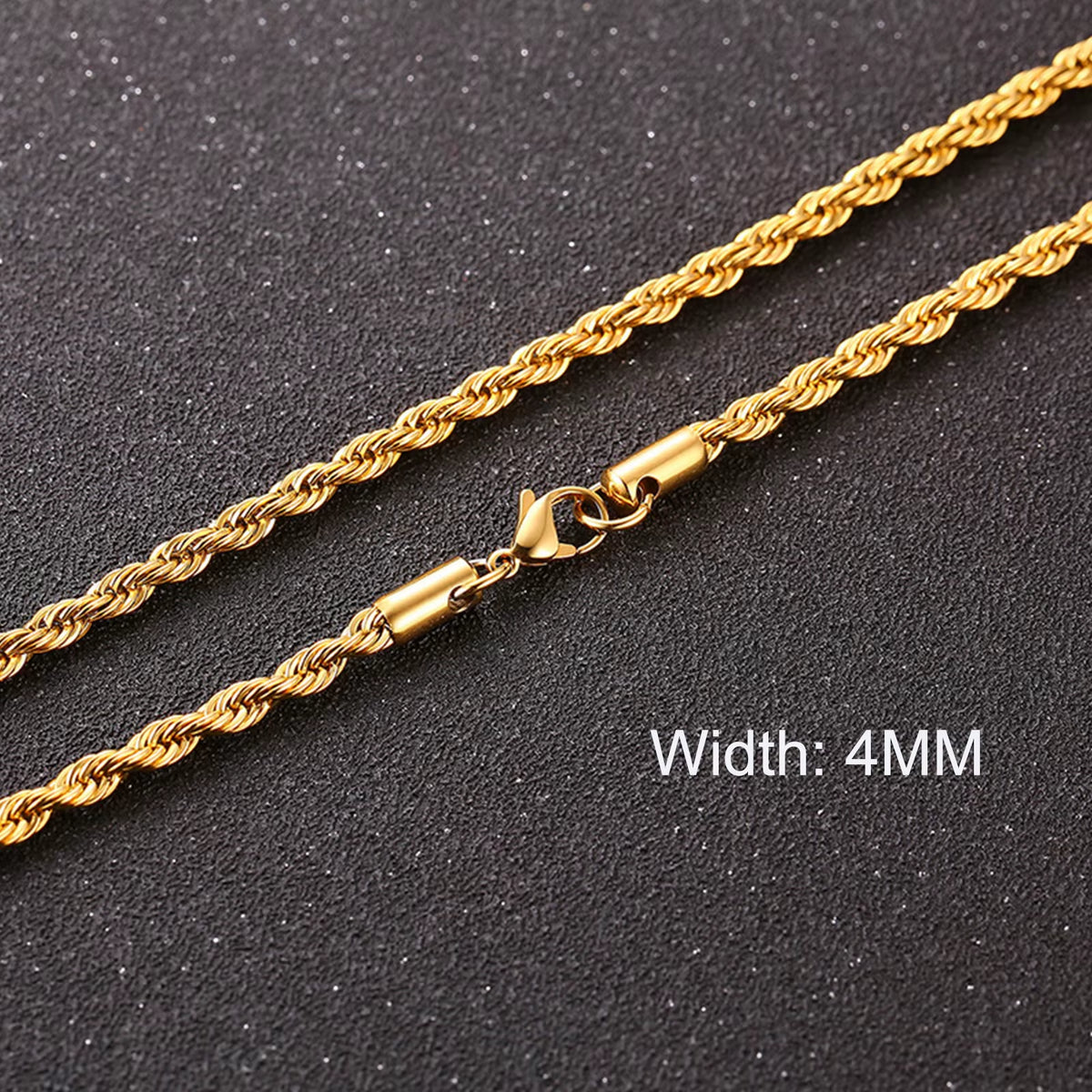 3-11MM Classic Cuban Chain Necklace for Men Women,Silver Black Gold Grey Color Stainless Steel Chains,Basic Punk Jewelry Gift