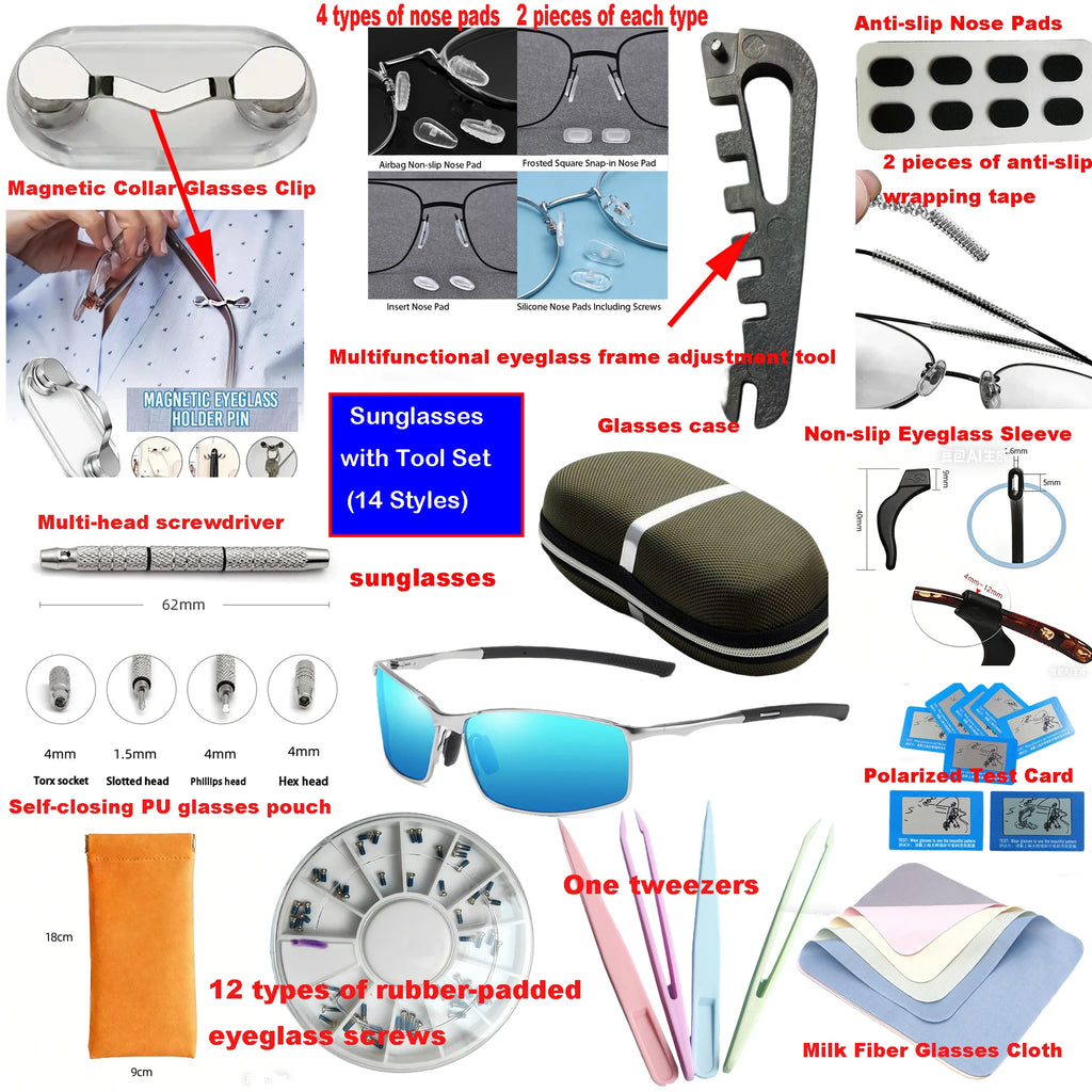 Sunglass Polarized Driving Glasses Color Night-Vision Goggles Cycling Road Kask Bicchieri Men Shades Cascos Pesca