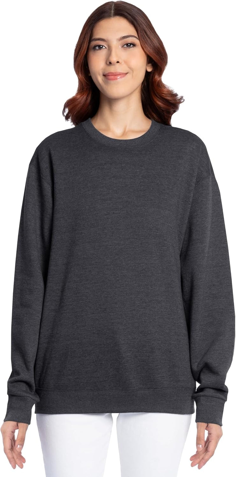 Men'S Eversoft Fleece Crewneck Sweatshirts, Moisture Wicking & Breathable, Sizes S-4X
