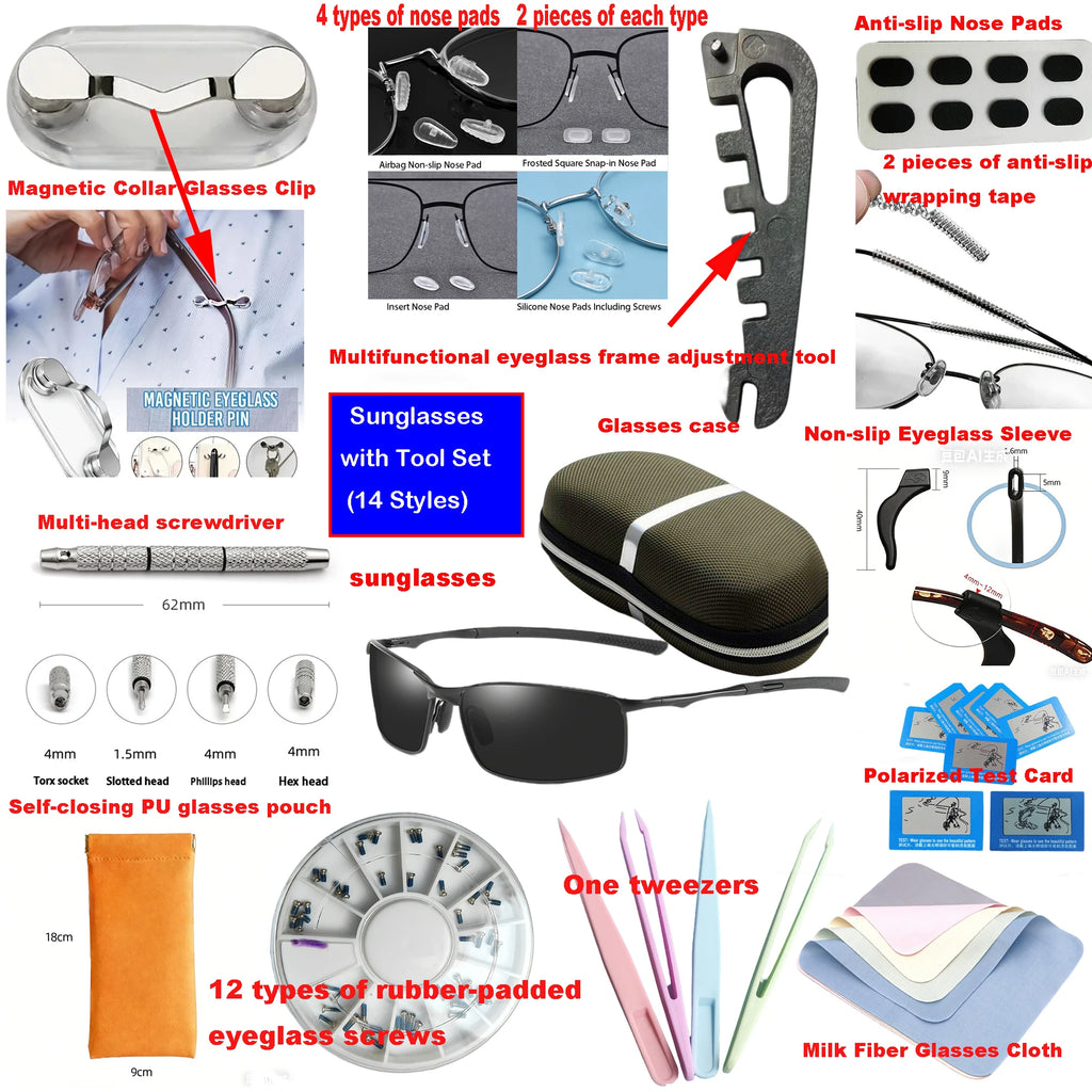 Sunglass Polarized Driving Glasses Color Night-Vision Goggles Cycling Road Kask Bicchieri Men Shades Cascos Pesca