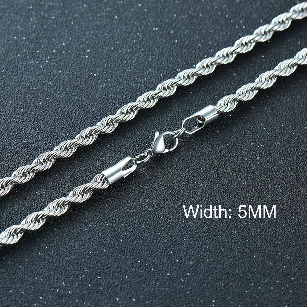 3-11MM Classic Cuban Chain Necklace for Men Women,Silver Black Gold Grey Color Stainless Steel Chains,Basic Punk Jewelry Gift